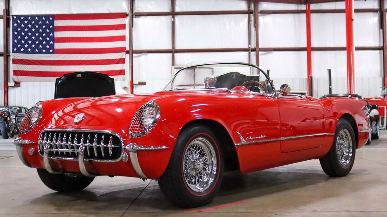 Click to Enlarge-Esc to Close Corvette Generations/C1/C1 1954 corvette red 2.jpg